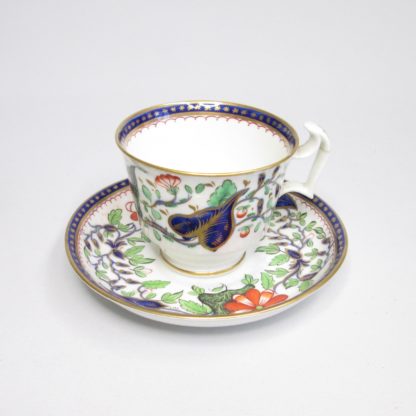 A 19th Century English porcelain tea cup and saucer