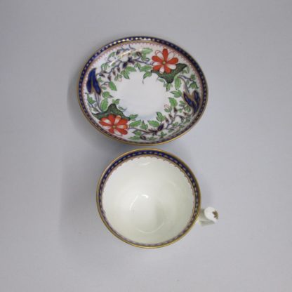 A 19th Century English porcelain tea cup and saucer - Image 2