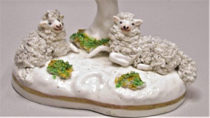 Staffordshire porcelain sheep group - Image 7