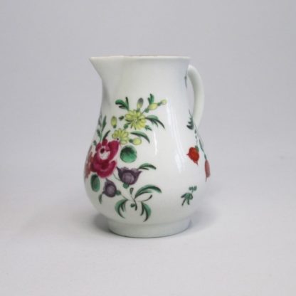 A Worcester sparrow beak jug decorated  in Japanese Imari colours  Circa; 1770 - Image 3