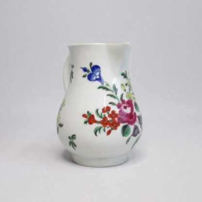 A Worcester sparrow beak jug decorated  in Japanese Imari colours  Circa; 1770 - Image 5