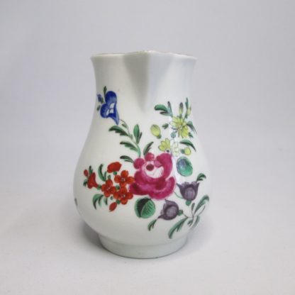 A Worcester sparrow beak jug decorated  in Japanese Imari colours  Circa; 1770 - Image 8